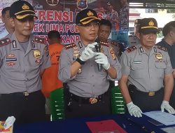 Kapolersta Pekanbaru Kombes Pol Sutanto, Gelar Press Rilis Terhadap Tersangka Penipuan