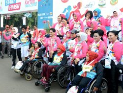 Ibu Iriana Lepas Peserta Lomba Kartini Run 2018