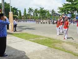Kirab Drumband IPDN Memukau Warga Tanjungpinang