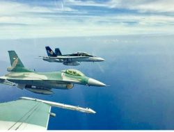 TNI AU Hancurkan Empat Pesawat Tempur Asing di Natuna