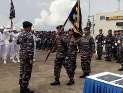 Pangarmabar Pimpin Upacara Sertijab Dua Perwira Komando Armada I