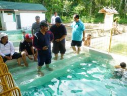 Pesan Gubkepri Saat kunjungi tempat Wisata Air terjun di Lingga