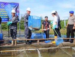 Pangkoarmada I Pimpin Panen Raya Budidaya Ikan Serentak  Jajaran Dispotmar Koarmada I Tahun 2018