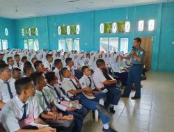 Satkat Koarmada I Gelar Sosialisasi Bela Negara Di SMA Negeri 1 Bintan