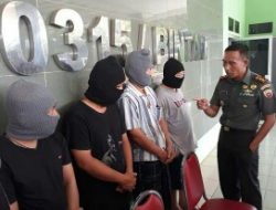 Anggota Intel Kodim 0315/Bintan Tangkap 4 Kurir dan Pengguna Narkoba