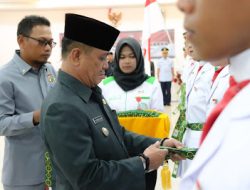 Wabup Bintan Kukuhkan Paskibraka Tk Kabupaten Bintan Tahun 2018