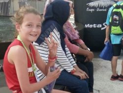 Isabel Asal Inggris Juara Lari 1,5 KM Kids