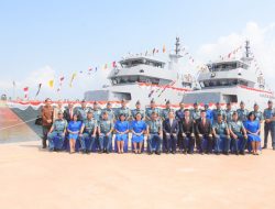 TNI AL Launching Tiga Unit Kapal Perang di Batam