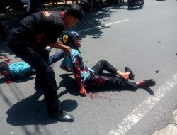 Terjadi kecelakaan, Pelajar Luka Parah