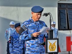 Peringati HUT Ke-68 Koopsau, Lanud RHF Melaksanakan Upacara