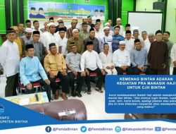 Kemenag Bintan Adakan Kegiatan Pra Manasik CJH dengan Jumlah 97 orang