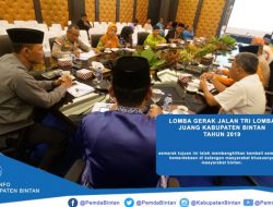 Guna Menyemarakan HUT-73, Pemkap Bintan Menggelar Rapat Dalam Rangka Persiapan lomba Gerak Jalan Tri Lomba Juang