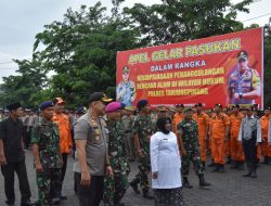 Polres Tanjungpinang Gelar Apel Pasukan dalam Rangka Kesiapsiagaan Penanggulangan Bencana