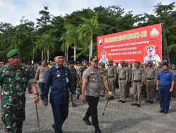 Polres Tanjungpinang Gelar Apel Pasukan Operasi Lilin Pengamanan Natal dan Tahun Baru, Diiringi Pemusnahan Barang Hasil KRYD Tahun 2019