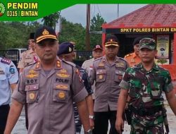 Wakili Dandim 0315/Bintan, Danramil 02/Bintim Hadiri Apel Kesiapsiagaan Penanggulangan Bencana Alam di Kabupaten Bintan