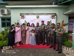 Danrem 033/WP Brigjen TNI Gabriel Lema, S. Sos & Keluarga Menggelar Open House