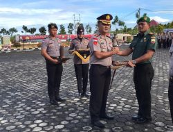 Danramil 07/Tambelan dan Babinsa Menerima Penghargaan dari Kapolres Bintan