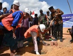 Bupati Bintan Memulai Pembangunan Masjid Raya di Kecamatan Mantang