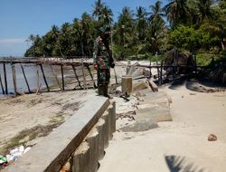 Berdalih Penyebab Faktor Alam, Bangunan Batu Miring Pulau Lalang Ambruk