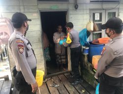 Lagi-lagi Polres Lingga Bagikan Sembako Gratis Ke Masyarakat
