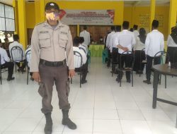 Polsek Senayang Amankan Pelantikan Anggota PPS