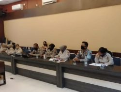 Personel Polres Lingga Ikuti Asistensi Indek Tata Kelola Online