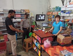 Polsek Daik Lingga Monitoring Stok Sembako