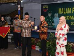 Bupati Natuna Hadiri Malam Pengantar Tugas Komandan Distrik Militer 0318/Natuna
