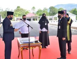 Bupati Hamid Rizal Lantik Hendra Kusuma Sebagai Pj.Sekda Kabupaten Natuna