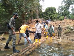 Pjs Bupati Lingga Lakukan Peninjauan Lokasi Karya Bhakti TNI AD di Desa Kelumu