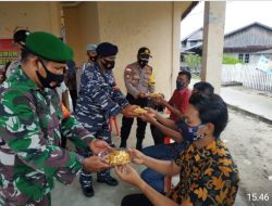 Polsek Singkep Barat Dirikan Dapur Umum di Desa Marok Tua