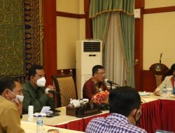 Pimpin Rapat Evaluasi Penanganan , Bahtiar: Teguhkan Hati, Bersama Lawan Covid-19