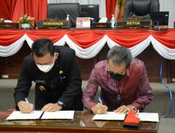 DPRD Kepri Menggelar Rapat Paripurna Agenda Penandatanganan Nota Kesepakatan RPJMD Tahun 2021-2026