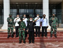 Gubernur Kepri Tinjau Progres Pembangunan Kogabwilhan I dan Bundaran Monumen Tri Matra Dompak