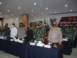 Danrem 033/WP Hadiri Kegiatan Virtual Seremonial AKABRI 1999 Peduli di Yayasan Budha Tzu Chi Indonesia Batam