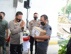 Bakti Sosial dan Vaksinasi Massal Dalam Rangka HUT Humas Polri Ke– 70 Tahun 2021