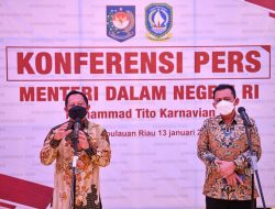 Mendagri Sebut Pemprov Kepri Telah  Berhasil Meredam Pandemi Covid-19 Dengan Baik