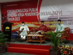 Bapelitbang Bintan Gelar Forum Konsultasi RKPD Tahun 2023