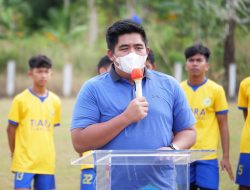 Roby Buka Turnamen Sepak Bola Karang Taruna Bintan U-21, Berharap Bintan Lahirkan Bibit-bibit Handal