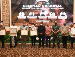 Buka Seminar Nasional ‘Pers Merawat Perbatasan’, Gubernur Ansar Minta Pers Tingkatkan Kompetensi