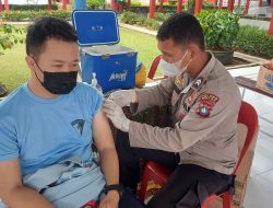 Polres Bintan Mendukung Penuh Program Pemerintah, Dengan Vaksinasi dari Daratan Sampai Masyarakat yang Tinggal di Daerah Kepulauan