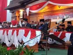 DPRD Kota Tanjungpinang Menggelar Rapat Paripurna Pengucapan Janji PAW Sisa Masa Jabatan Tahun 2019-2024