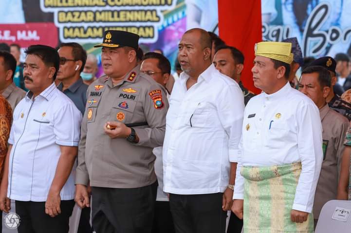Wakil Ketua Dewan Perwakilan Rakyat Daerah (DPRD) Provinsi Kepulauan Riau (Kepri) Rizki Faisal menghadiri peresmian flyover basuki rahmat – dompak Tanjungpinang, Jum’at (3/2/2023).