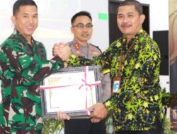 Kodim 0315/Tanjungpinang Terima Anugrah KPPN Tanjungpinang Award
