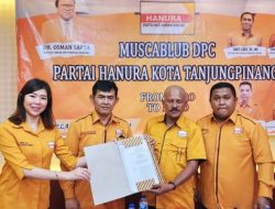 Aklamasi, Reni Terpilih Ketua DPC Hanura Tanjungpinang