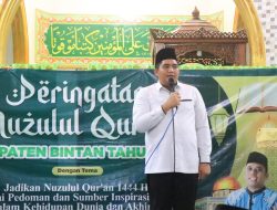 Bersama Jamaah Al-Mau’izoh, Bupati Bintan Peringati Nuzulul Qur’an 1444 Hijriah