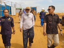 Ketua Komisi ll DPRD Kepri Wahyu wahyudin dan DKP Kepri Sidak ke Proyek PT. BSI