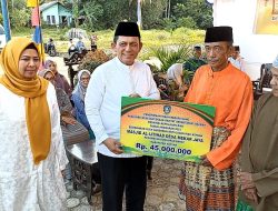 Safari Ramadhan di Desa Mekar Jaya, Ansar Akan Prioritaskan Pembangunan Jalan