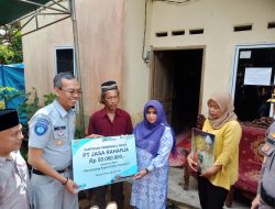 Wali Kota dan Jasa Raharja Serahkan Santunan Rp 50 Juta ke Keluarga Korban Insiden Kapal SB Evelyn Calisca 01