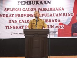 Sekdaprov Adi Buka Seleksi Paskibraka Tingkat Provinsi Kepri dan Tingkat Pusat